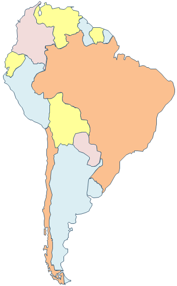 Geo Map - South America